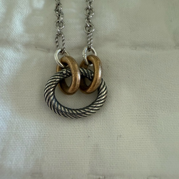 James Avery Silver and Copper Charm Necklace - Picture 2 of 4